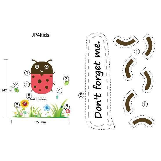 Dětská noční LED lampička - Beruška