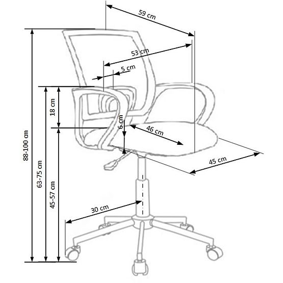 Dětská otočná židle Freestyle