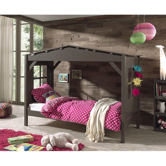 Prostor za shranjevanje za hišno posteljo Pino - siva