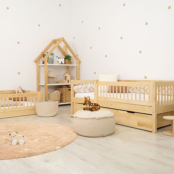 Otroška postelja Teddy Plus - naravna
