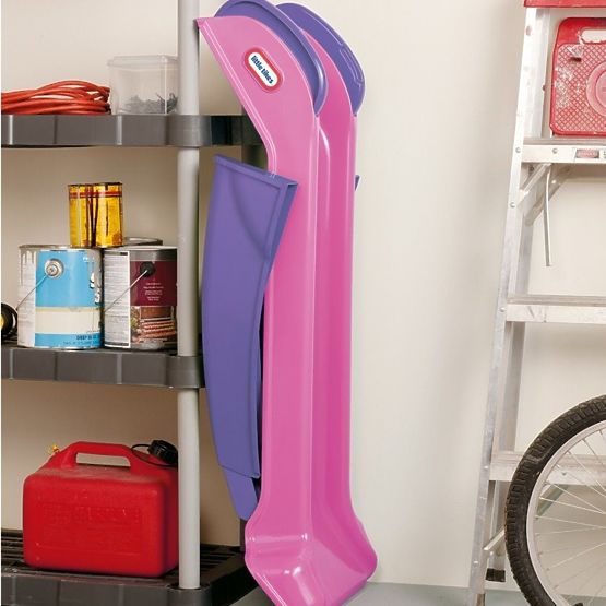 Dětská skluzavka 120 cm - růžovo-fialová