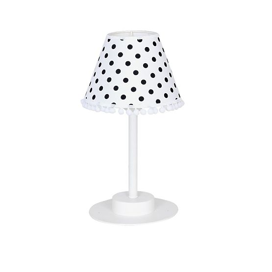 Dětská stolní lampa Černý puntík