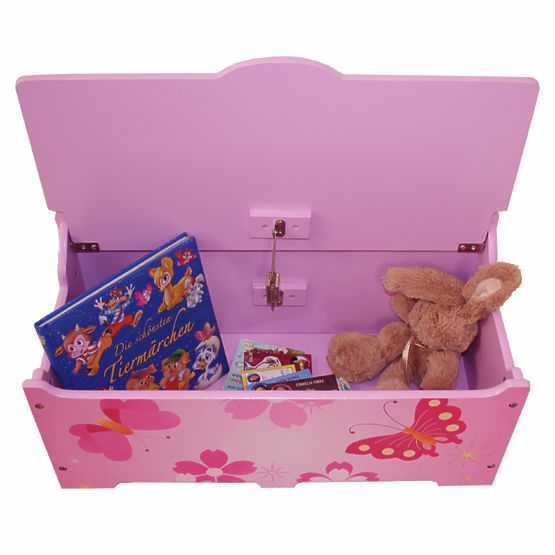 Dětská truhla na hračky Motýlci