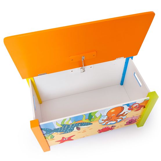 Dětská truhla na hračky Sea