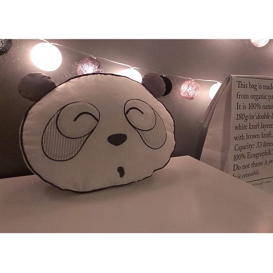 Dětské 3-dílné povlečení Panda - šedá