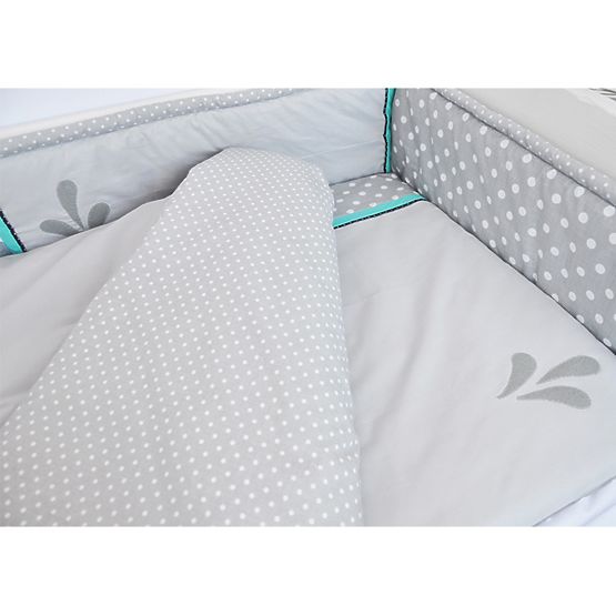 Dětské 3-dílné povlečení Sloník šedé