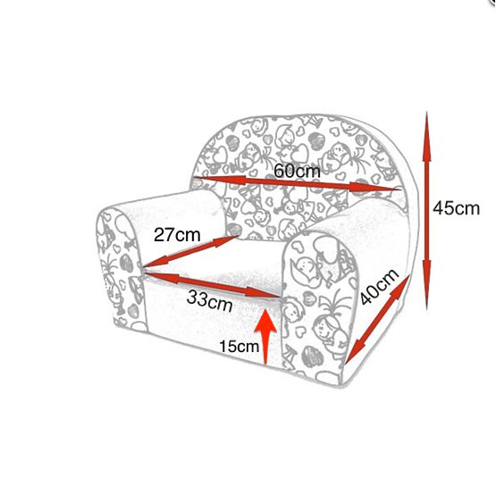 Dětské křesílko Fotbal