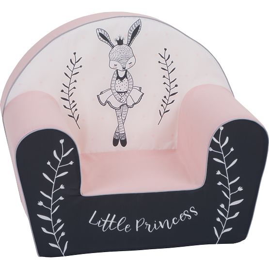 Otroški stol Bunny Ballerina - belo-roza