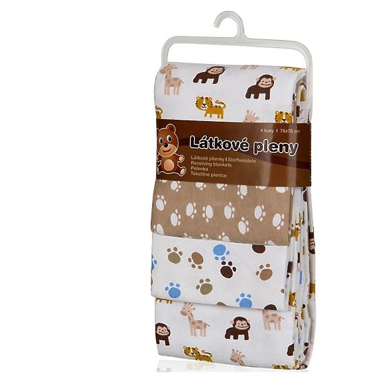 Dětské látkové pleny s potiskem