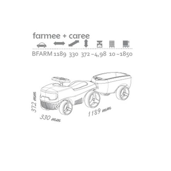 Dětské odrážedlo Brumee - Farmee + caree