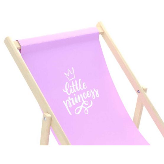 Stol za plažo Little princess - roza
