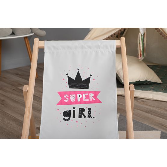 Otroški ležalnik za plažo Super Beach - siv