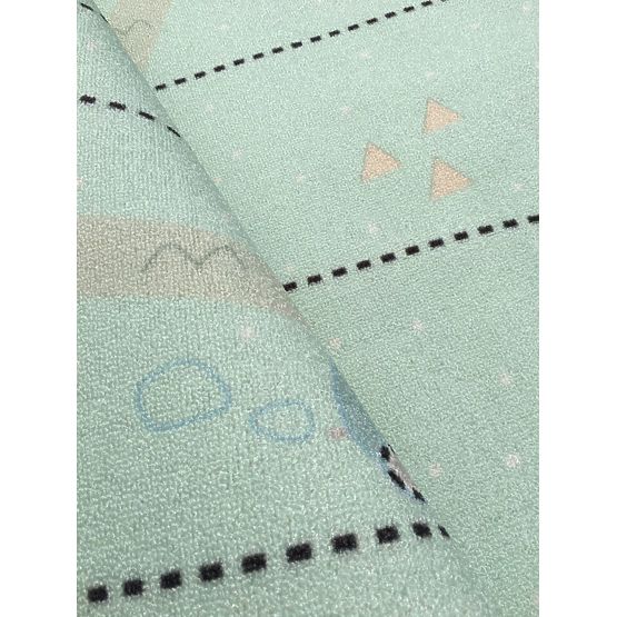 Dětský koberec Mapa pokladů - mátový