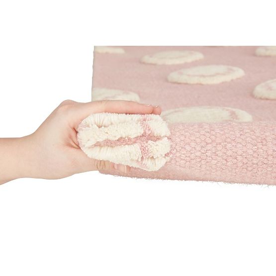 Dětský koberec Ring - růžový