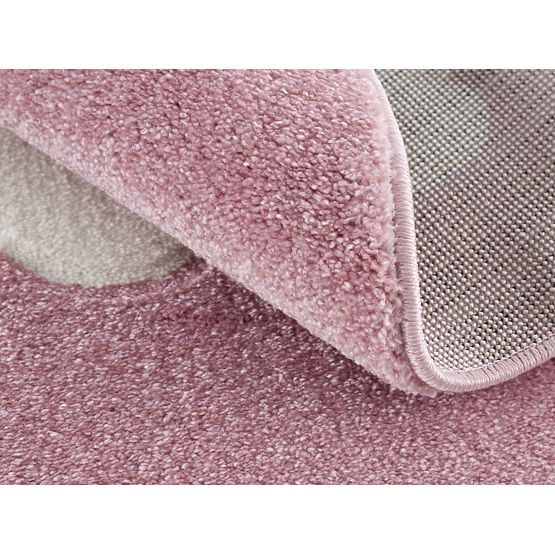 Dětský koberec Sky Cloud - růžový
