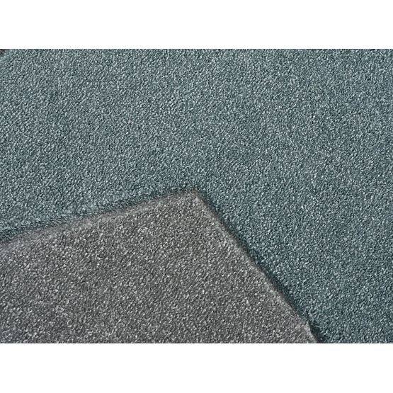 Dětský kulatý koberec STAR stříbrnošedý/ mátový