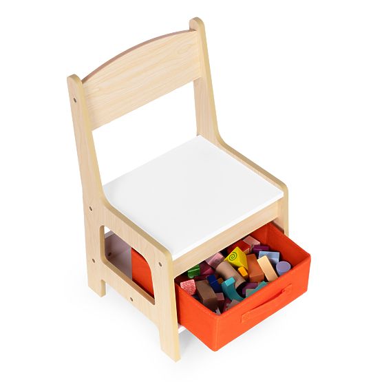 Otroški pohištveni set miza + 2 stoli s tablo ECOTOYS