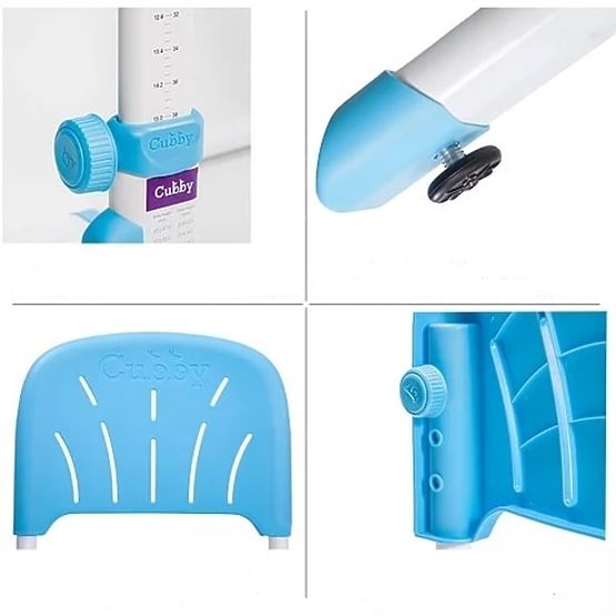 Dětský psací stůl + židle Cubby Lupin - modrý