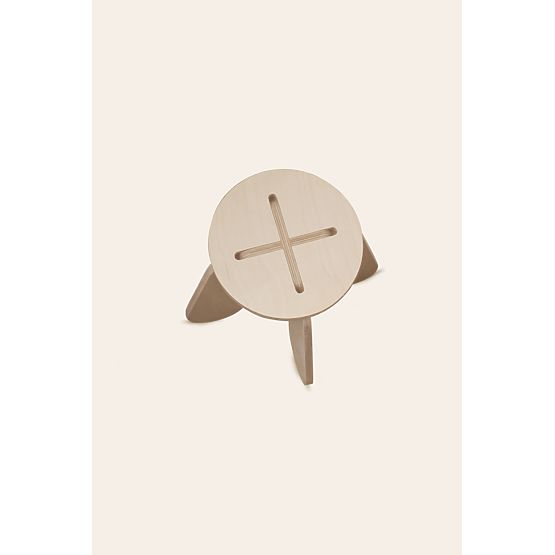 Dizajnerski stol X - naraven