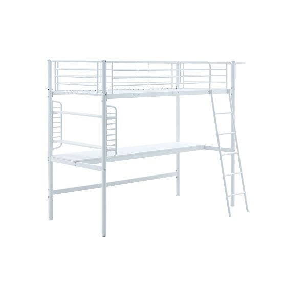 DOLCE pograd s pisalno mizo in organizatorjem, bela (3p=1ks)