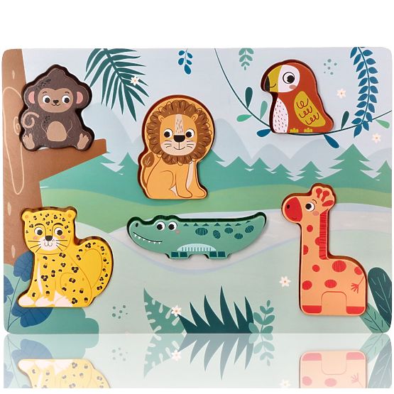 Dotikalna sestavljanka 3D Safari živali