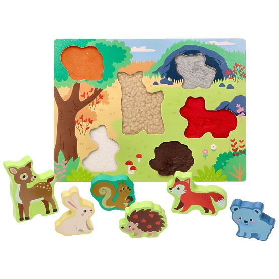 Dotikanka 3D Gozdna živalska sestavljanka