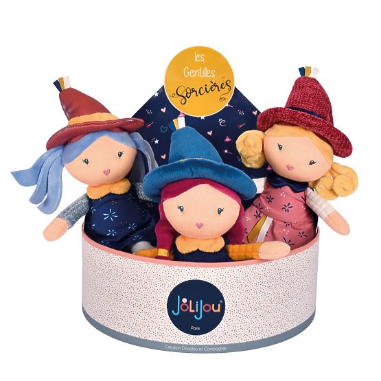 Doudou Jolijou Tkanine lutke Čarovnice 24 cm