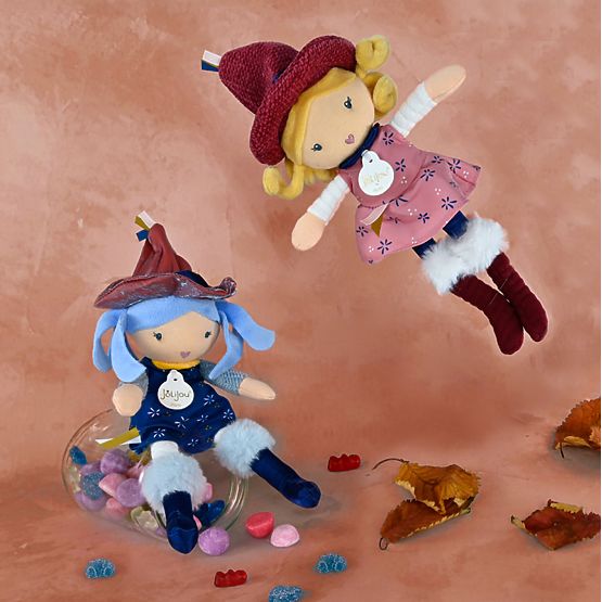 Doudou Jolijou Tkanine lutke Čarovnice 24 cm