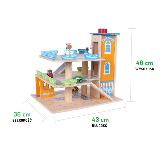 Dřevěná garáž s výtahem