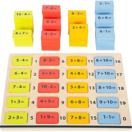 Lesena matematična miza
