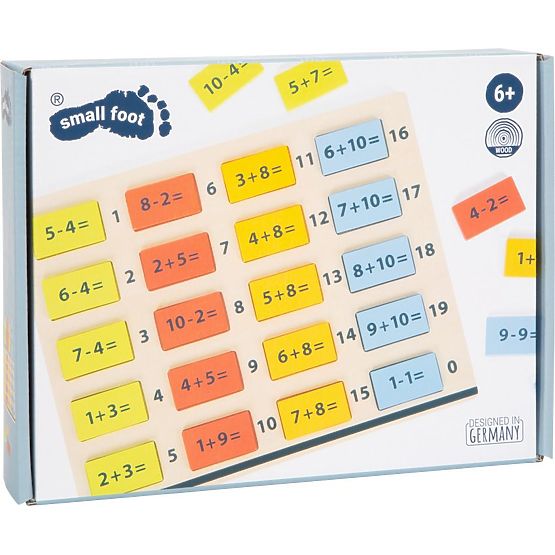 Lesena matematična miza