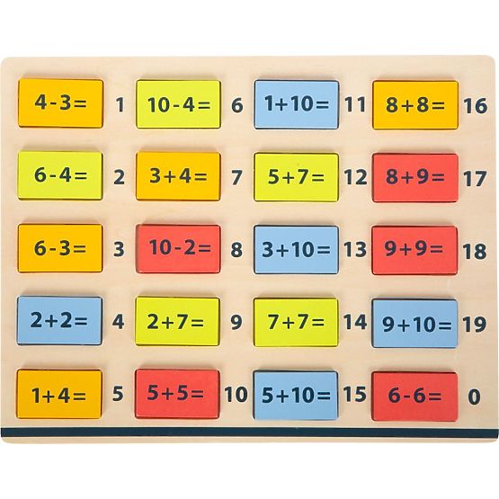 Lesena matematična miza