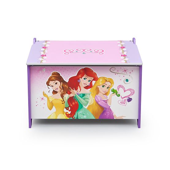 Dřevěná truhla na hračky Princess I