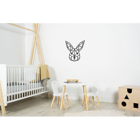 Lesena geometrijska slika - Hare - različne barve