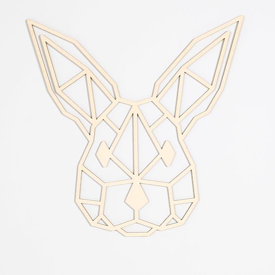 Lesena geometrijska slika - Hare - različne barve Barva: naravni