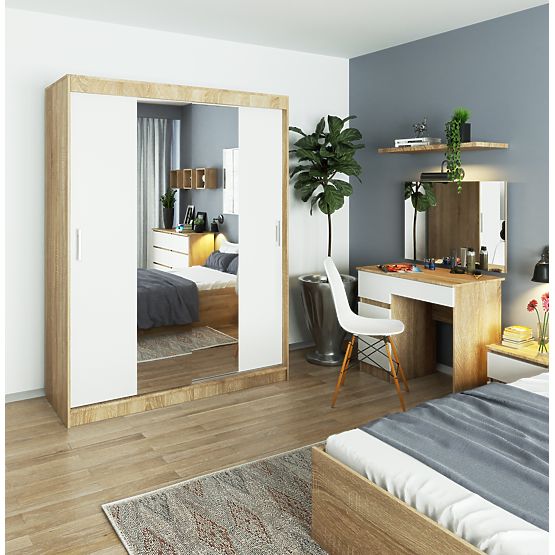 DRSNA OMARA 150cm CLP SONOMA / BELA