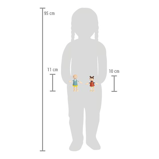 Družina lesenih figur Small Foot