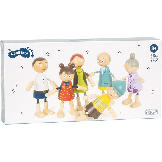 Družina lesenih figur Small Foot