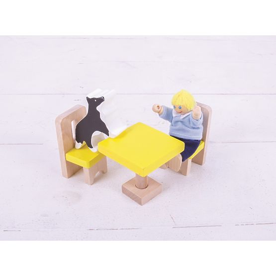Družinska hiša Bigjigs Toys set