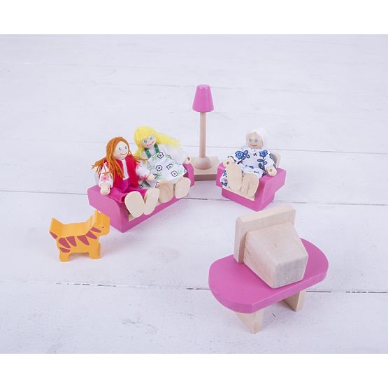Družinska hiša Bigjigs Toys set