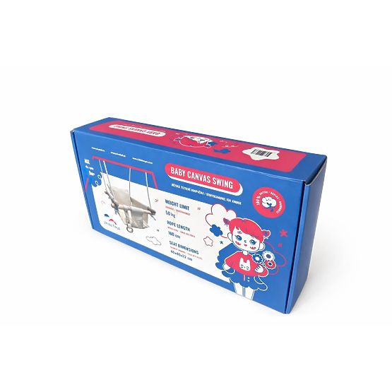 2Kids Toys Otroška tekstilna gugalnica 100% bombaž bež