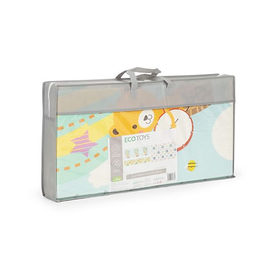 Dvostranska zložljiva penasta izobraževalna podloga velika torba ECOTOYS