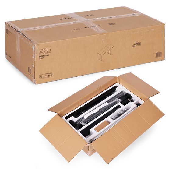 Električna nastavljiva miza 140x70 cm, višinsko nastavljiva 76-121 cm ModernHome