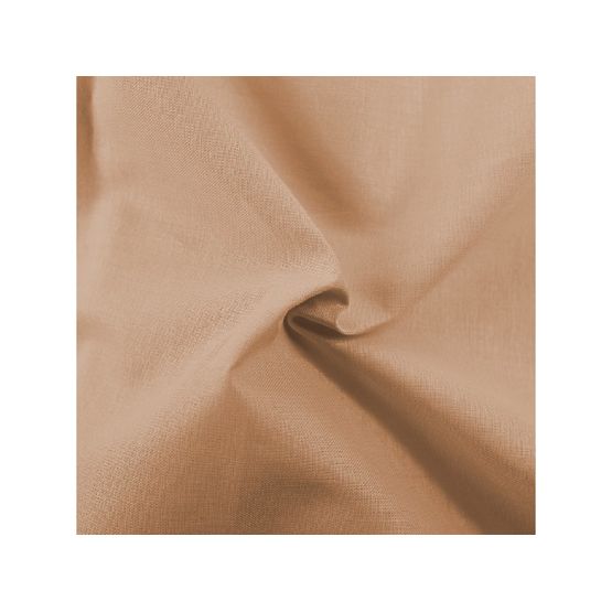 Enobarvna bombažna posteljnina 140x200 cm - bež