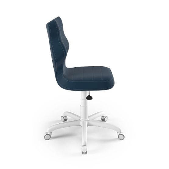 Ergonomski stol za pisalno mizo prilagojen za višino 146-176,5 cm - mornarsko modra