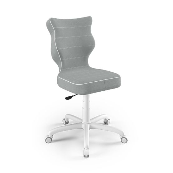Ergonomski stol za pisalno mizo prilagojen za višino 159-188 cm - siv