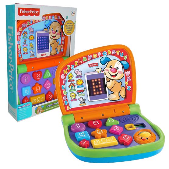 Fisher Price Dvojjazyčný svítící notebook