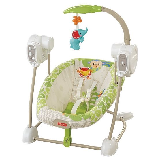 Fisher Price Houpačka a sedátko v jednom Rainforest