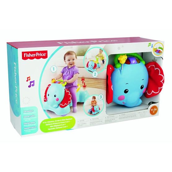 Fisher Price Odrážedlo slůně 3 v 1