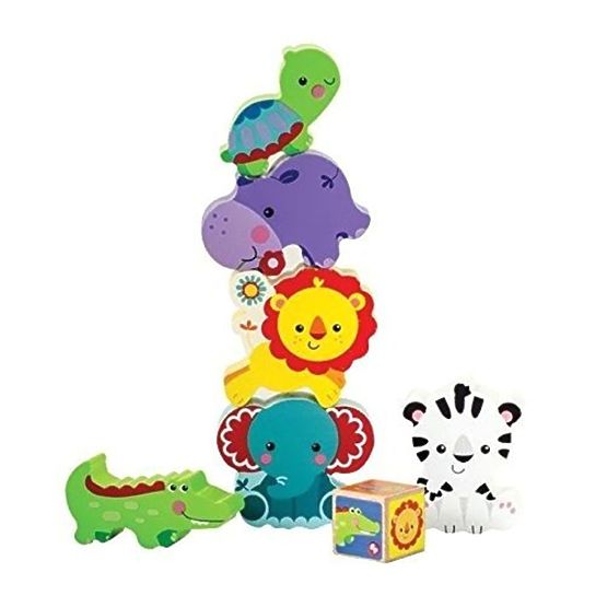 Fisher Price Věž ze zvířátek dřevěná